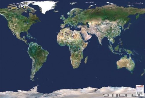 A Föld a világűrből falitérkép