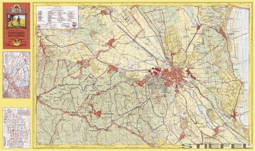 Soproni hegység térképe (1931)